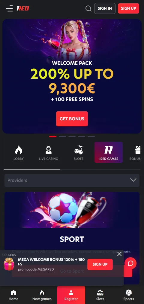 1Red Casino mobile access and browser play guidance for India