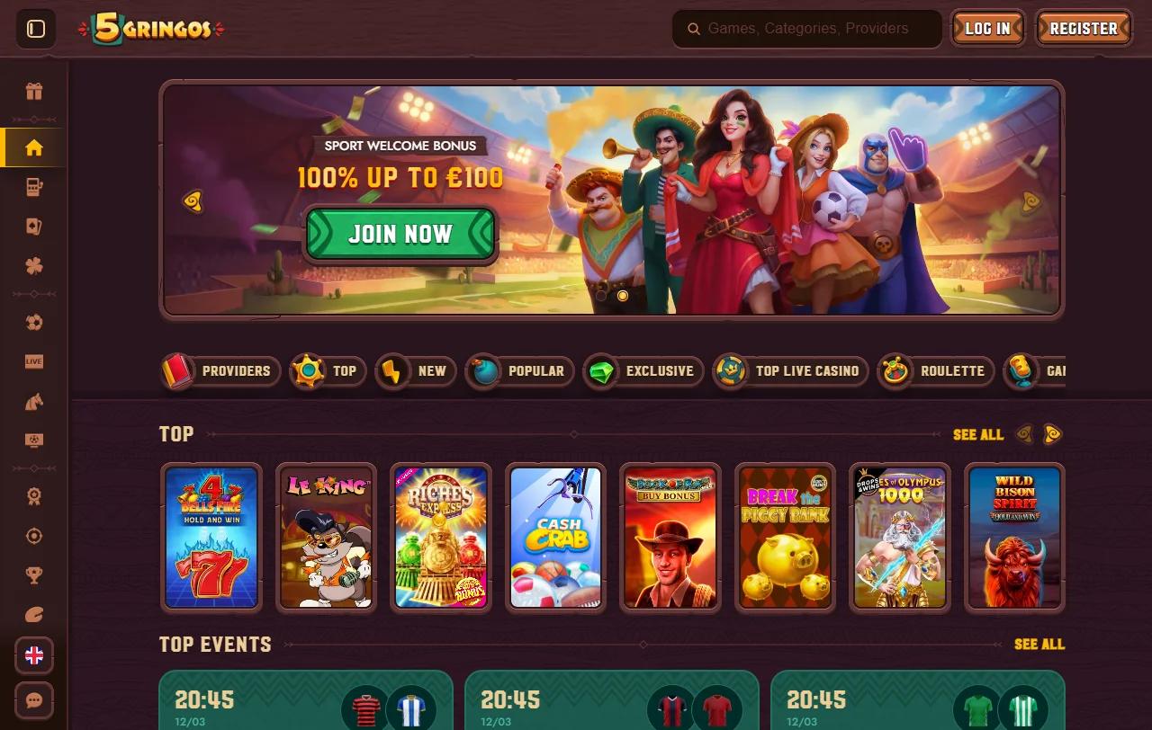 5Gringos Casino review highlighting overall platform structure for India readers