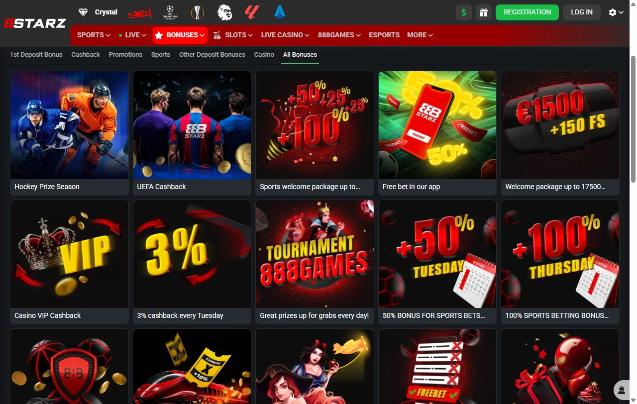 888Starz Casino games library with slots, tables and live play