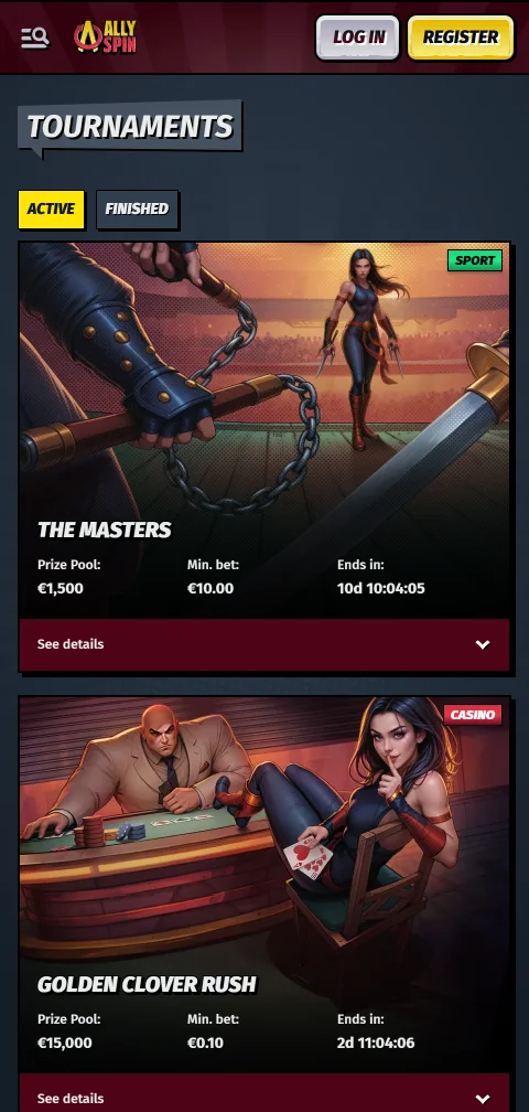 Allyspin Casino deposits, withdrawals and payment method details