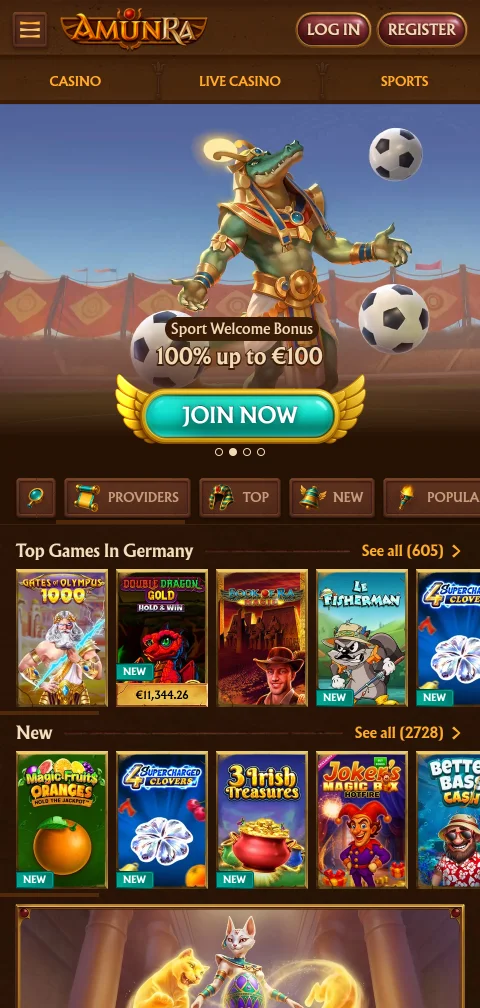 AmunRa Casino mobile access and smartphone usability overview