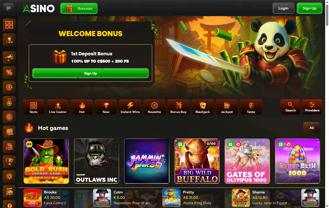 Asino Casino review covering games, payments and player experience for India