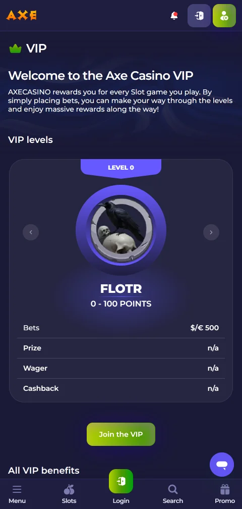Axe Casino deposits withdrawals and payment methods overview