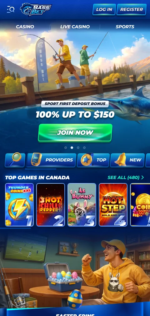 BassBet Casino mobile access with browser play and responsive design
