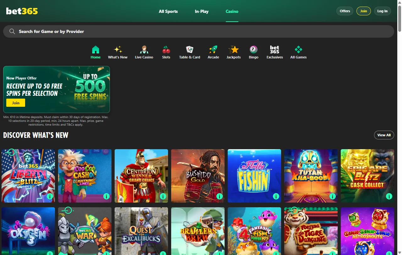 bet365 Casino overview for India players and platform assessment