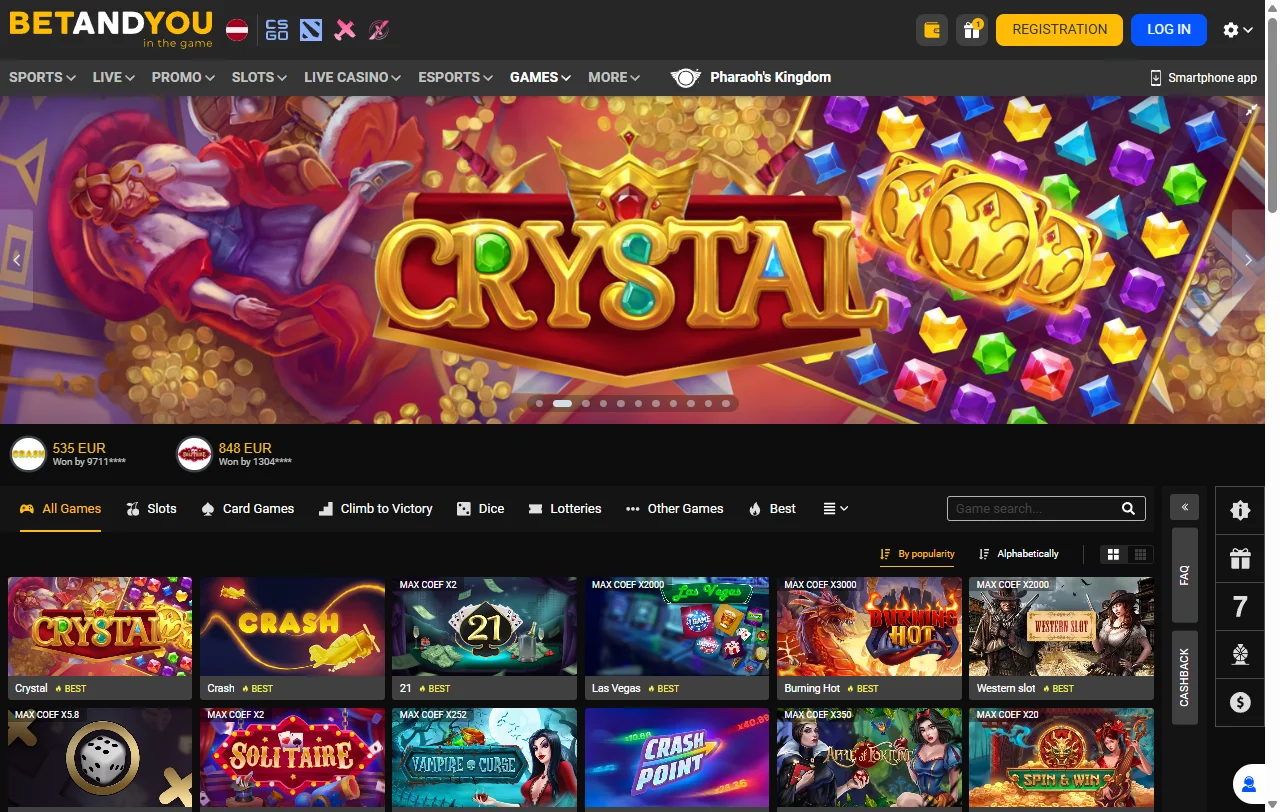 BetAndYou Casino bonuses, offers and welcome deal summary