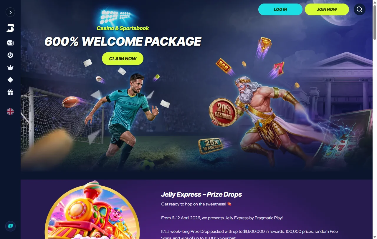 BetBeast Casino review covering platform features for India players