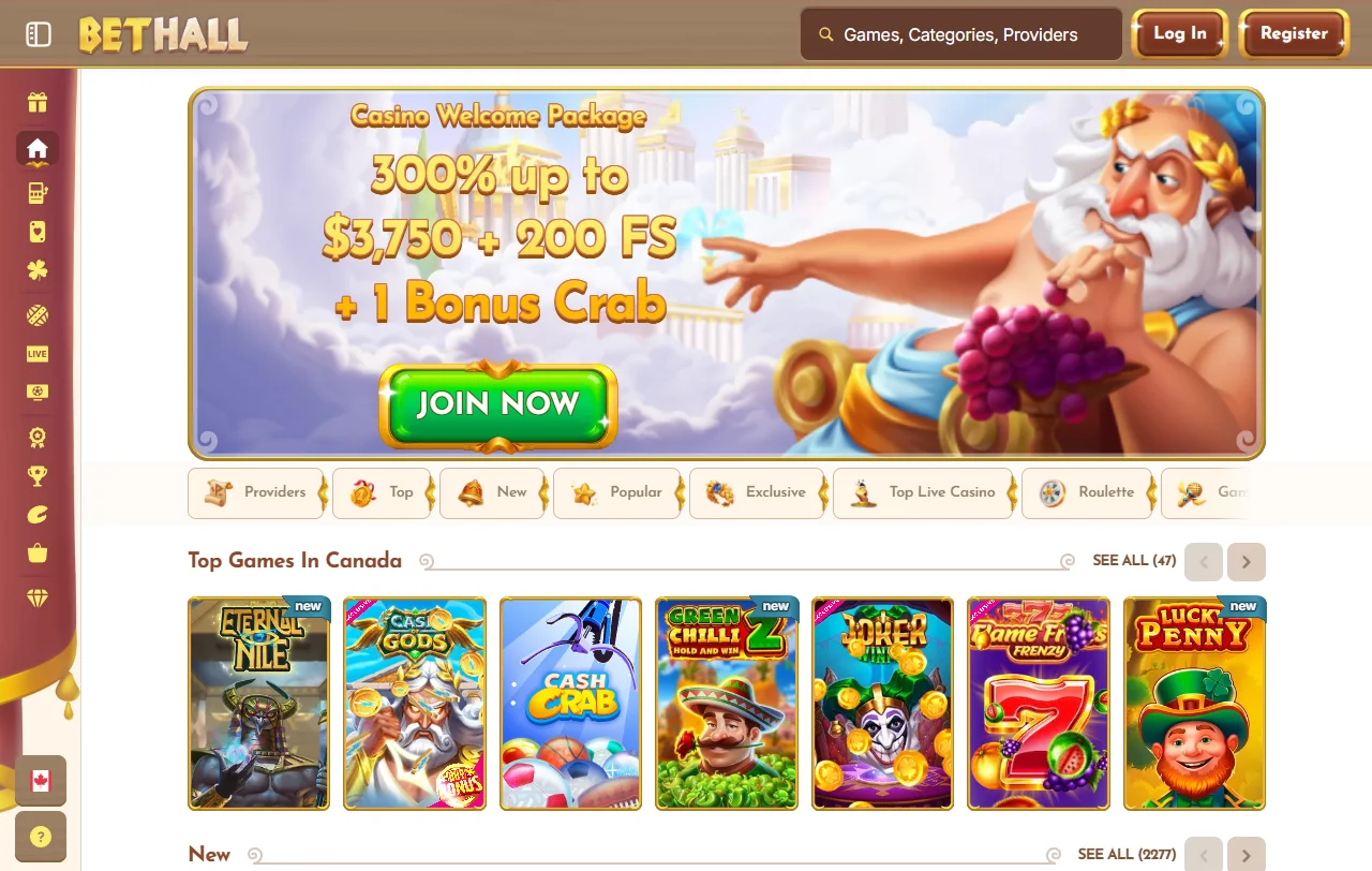 BetHall Casino review with platform analysis for India players
