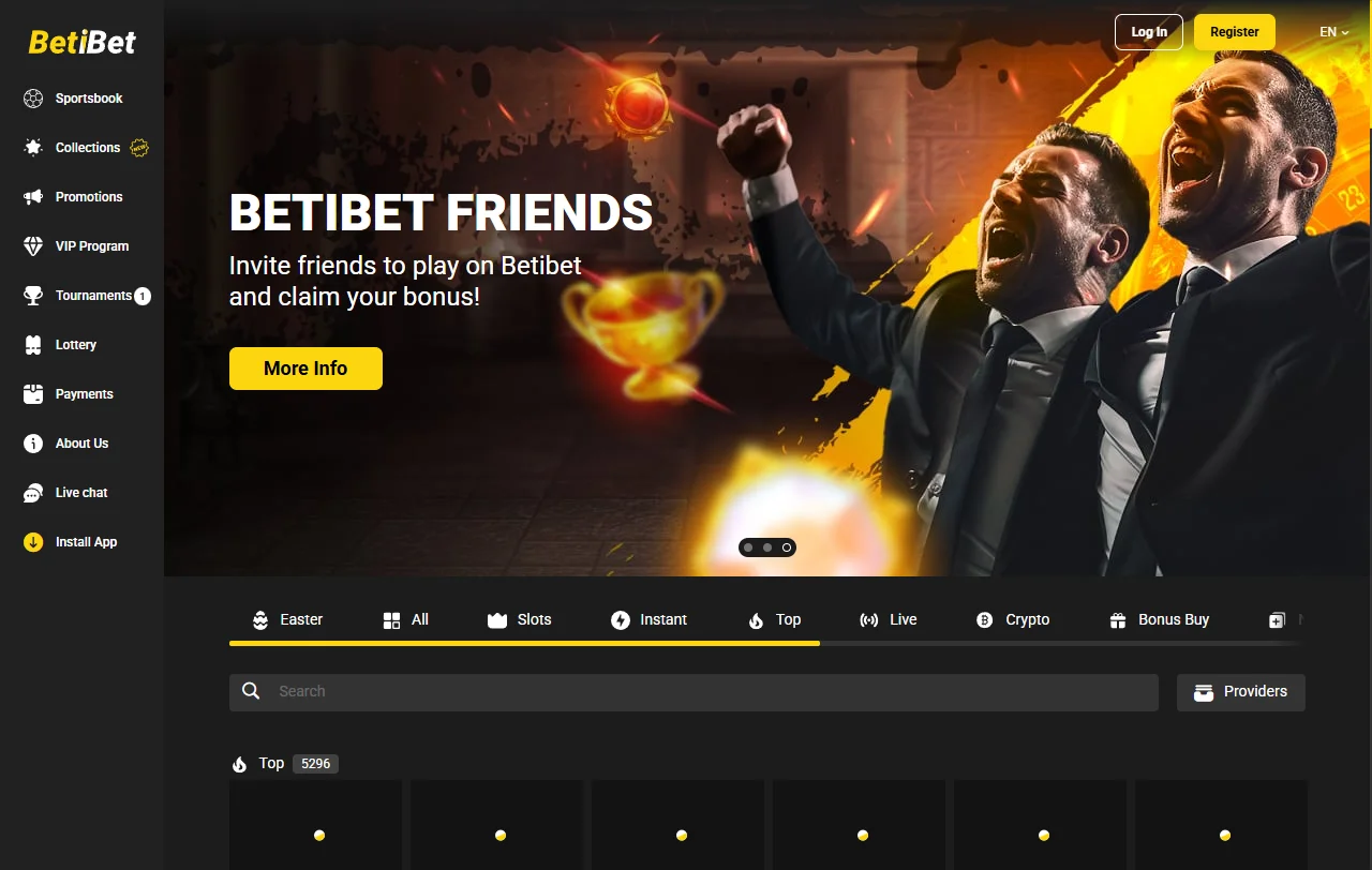 BetiBet Casino overview for India players and review context