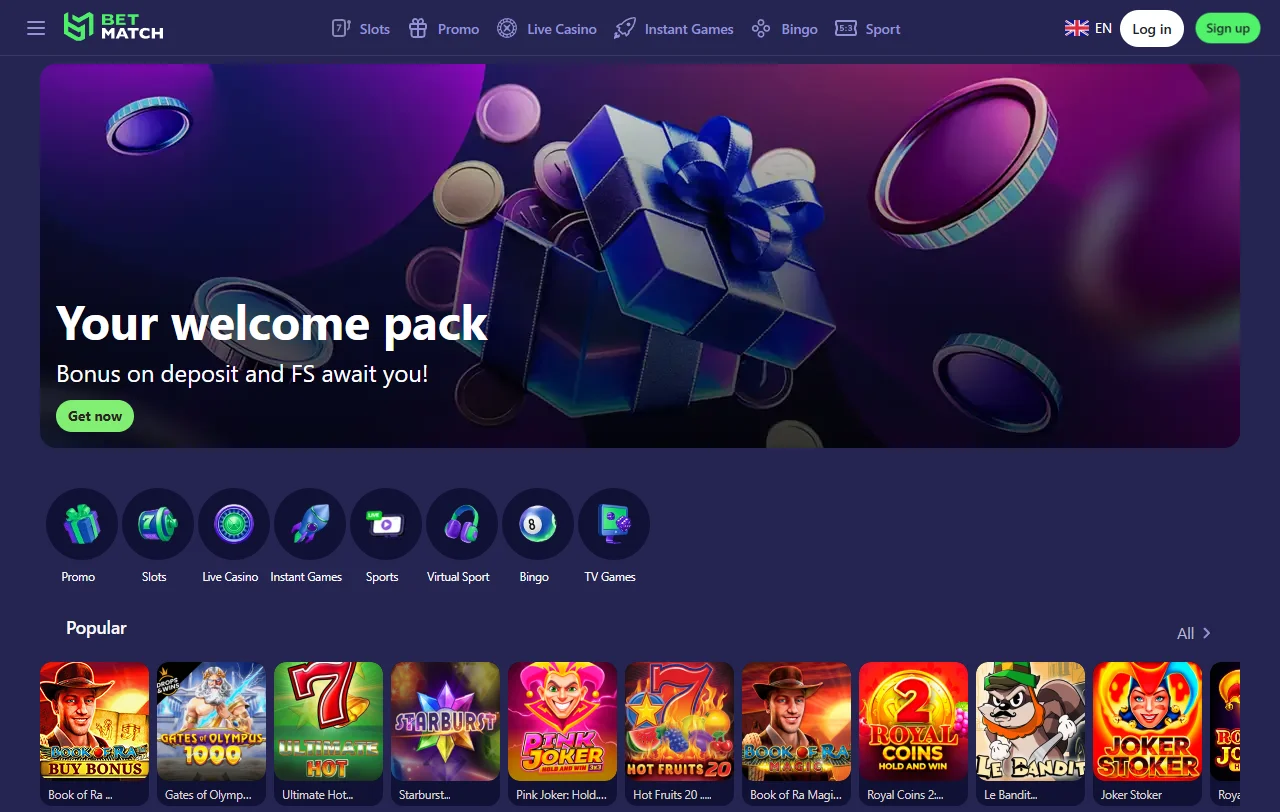 Betmatch Casino review covering platform features and India player suitability