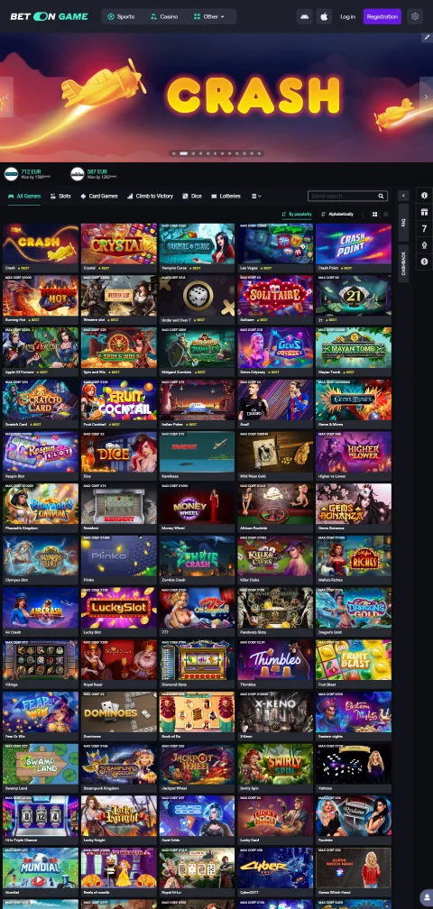 BetOnGame Casino mobile access and browser play for India