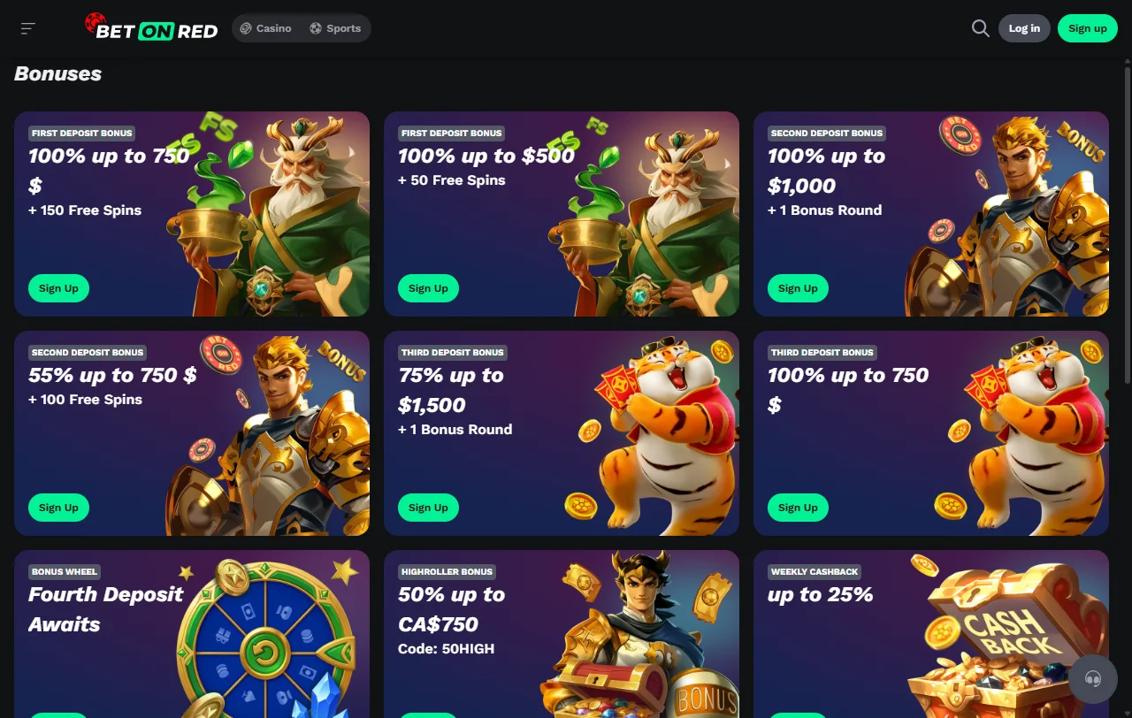 BetOnRed Casino bonus terms and welcome offer overview for readers