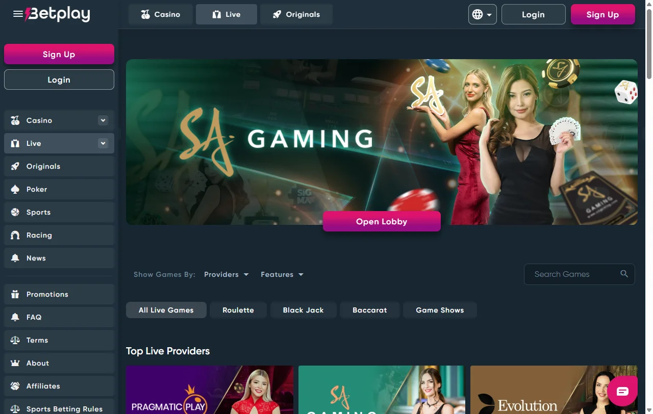 Betplay Casino welcome offer and promotions overview