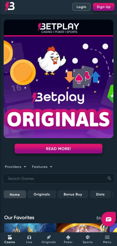 Betplay Casino deposits and withdrawals with standard payment options