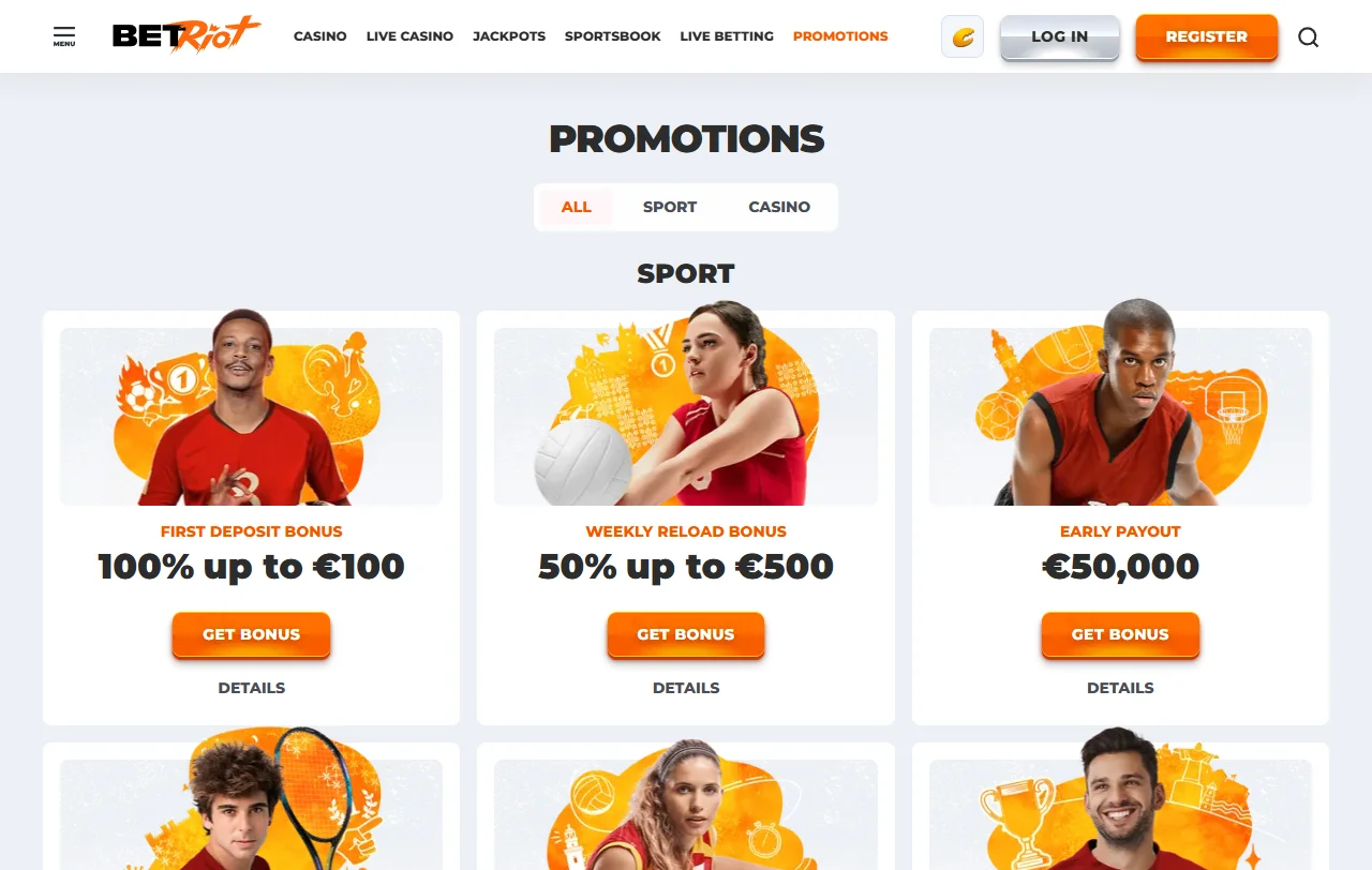 BetRiot Casino bonus terms and welcome offer summary