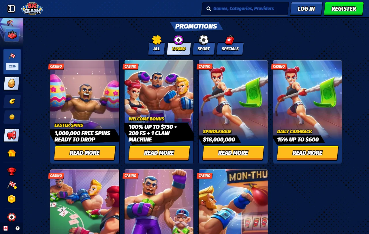 BigClash Casino game variety and live entertainment assessment for readers
