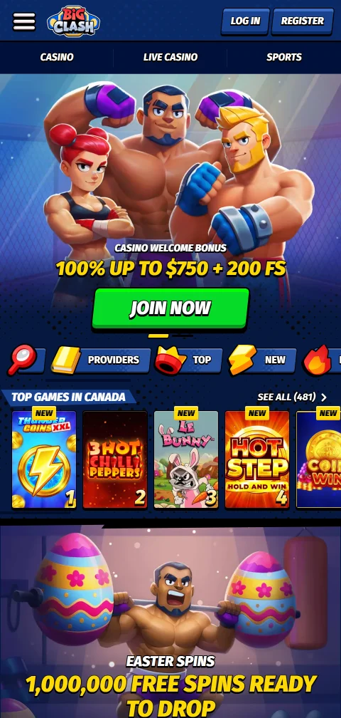 BigClash Casino mobile access and browser play details for players