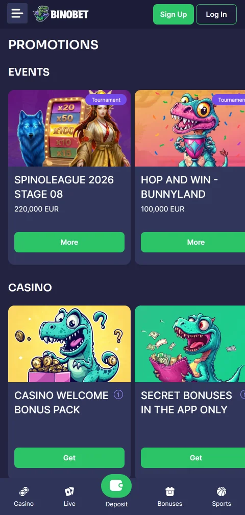 Binobet Casino deposits withdrawals and payment methods explained