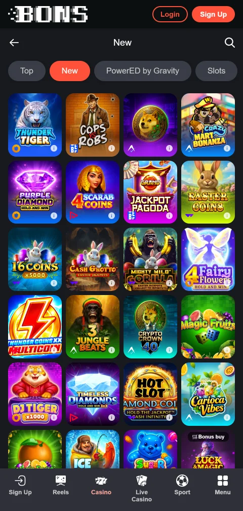 Bons Casino deposit and withdrawal methods for Indian users