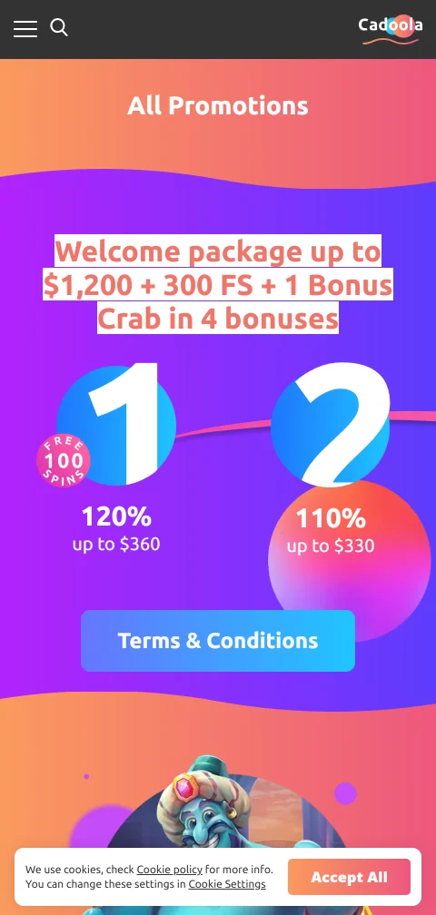 Cadoola Casino security, licence and player protection review