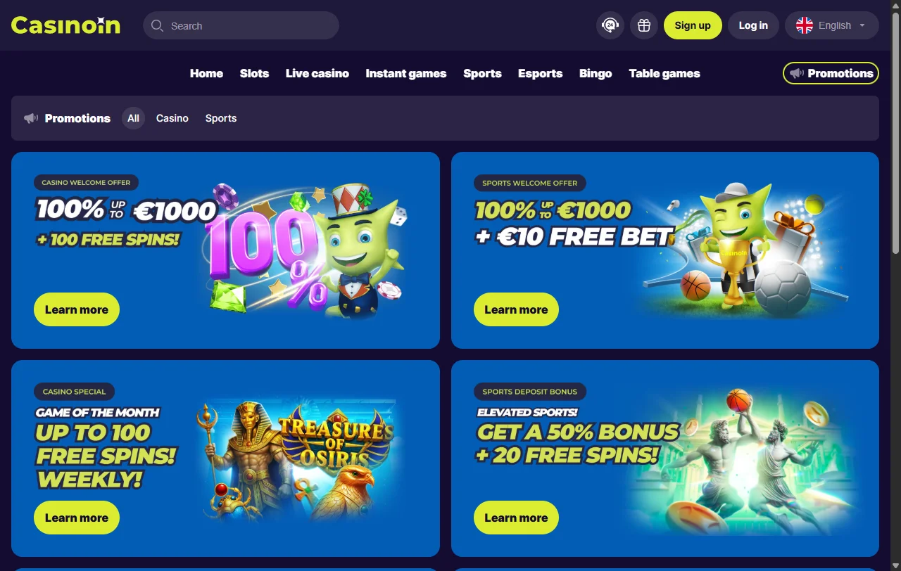 CasinoIn Casino bonus structure and promotional terms explained for readers
