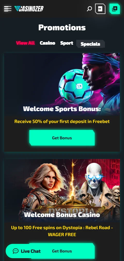 Casinozer Casino security licence and player protection summary