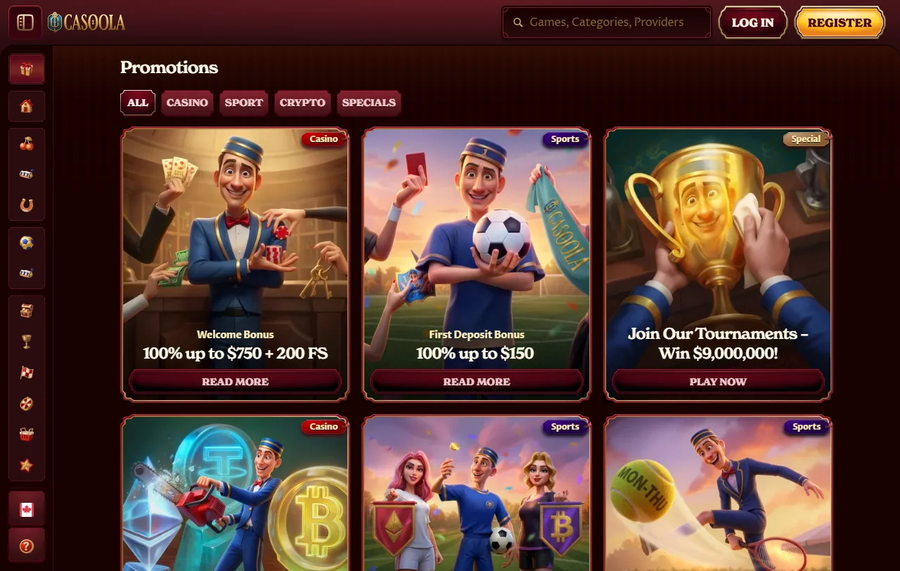 Casoola Casino bonus terms and welcome offer overview for players