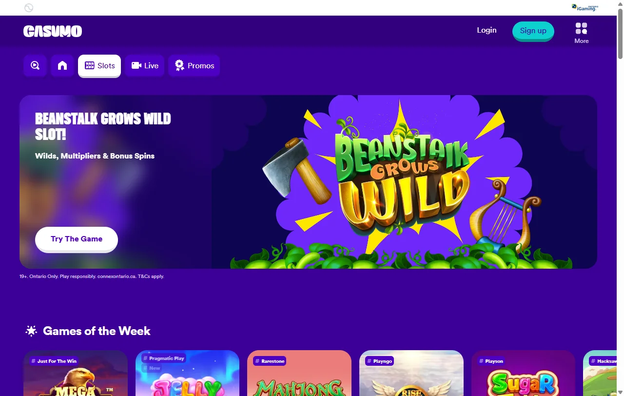 Casumo Casino welcome bonus and promotional terms for cautious readers