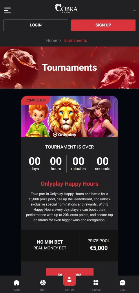 Cobra Casino security licence and player protection overview