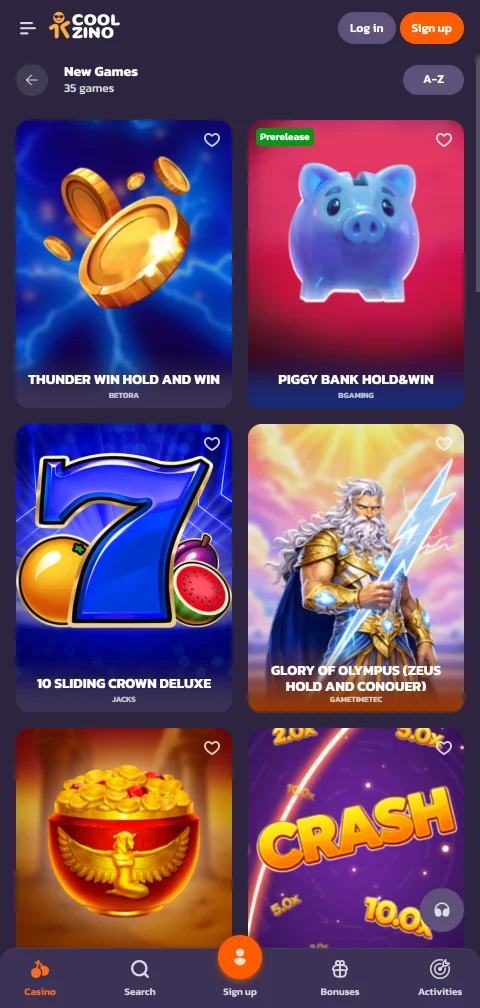 Coolzino Casino security, licence and player protection