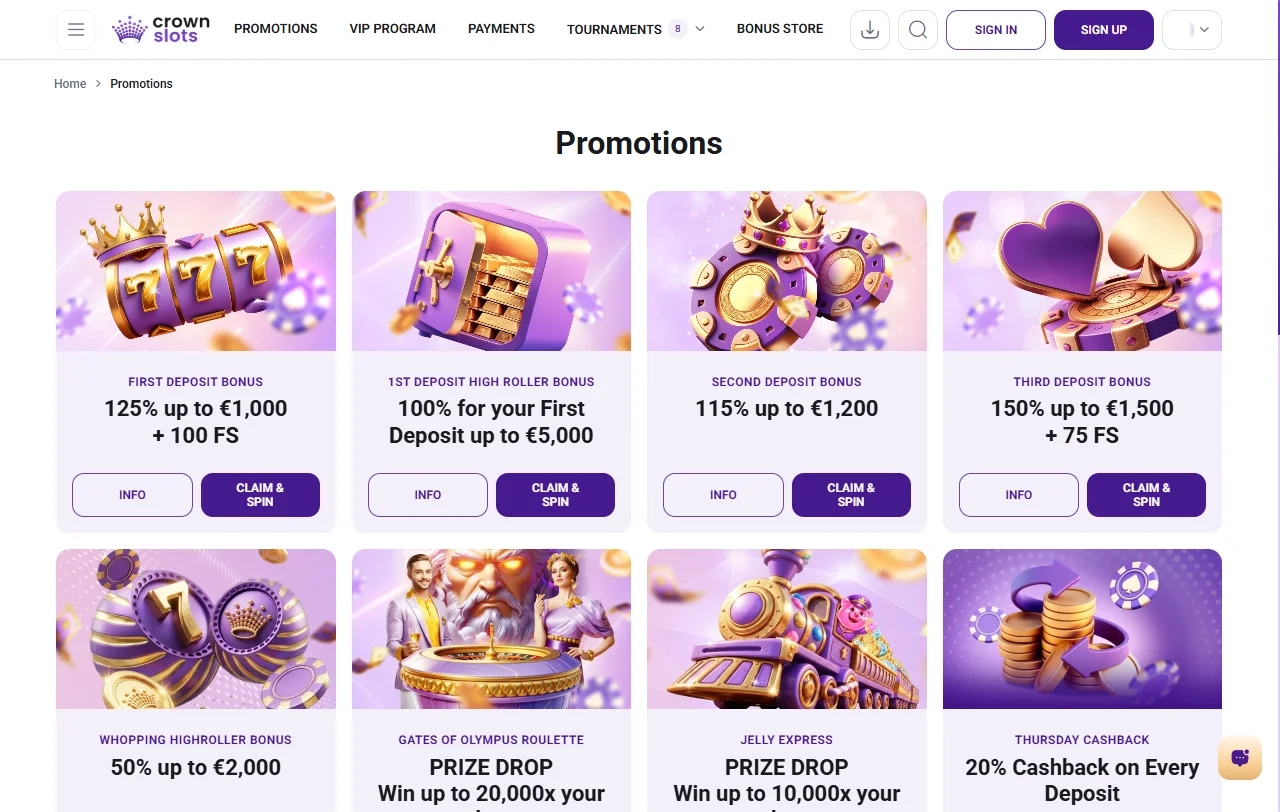 CrownSlots Casino complete review for India players