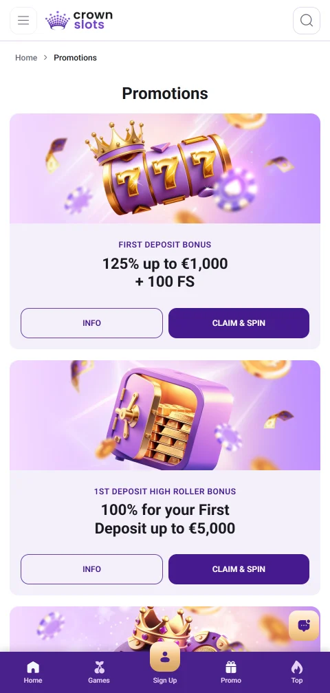 CrownSlots Casino mobile play and accessibility guide