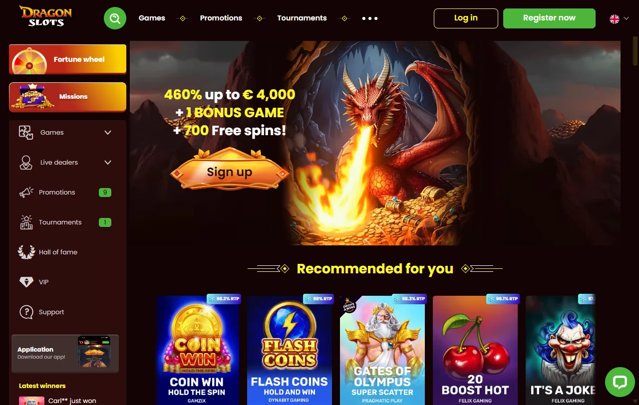 DragonSlots Casino review for India players with practical platform analysis