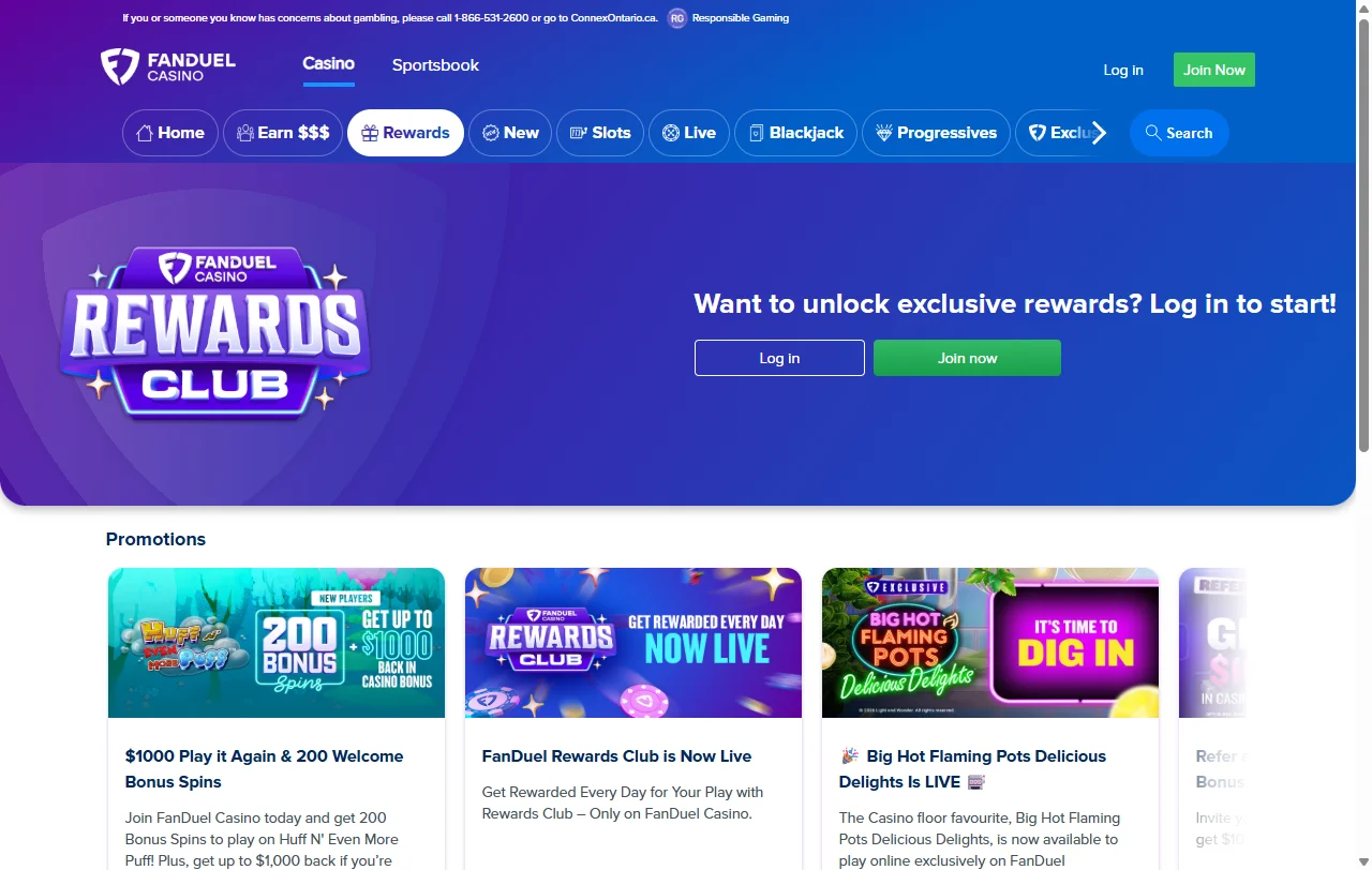FanDuel Casino bonuses, offers and welcome terms summary