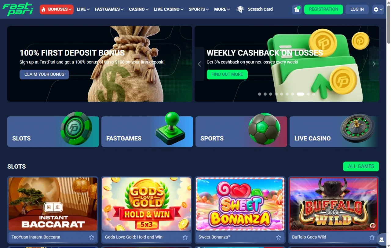 FastPari Casino complete review for India players