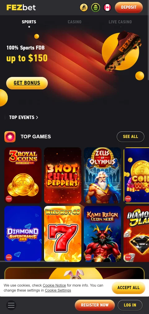 FezBet Casino mobile play and accessibility for smartphones