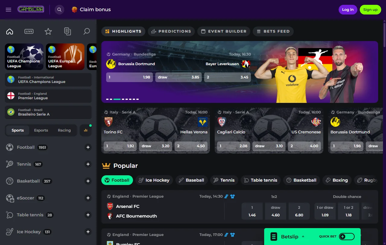 Gambloria Casino bonus structure, promotions and welcome offer details