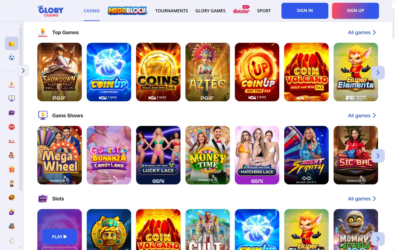 Glory Casino review covering India-focused features and overall platform assessment
