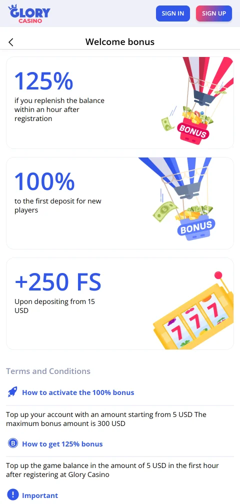 Glory Casino security, licensing and player protection overview