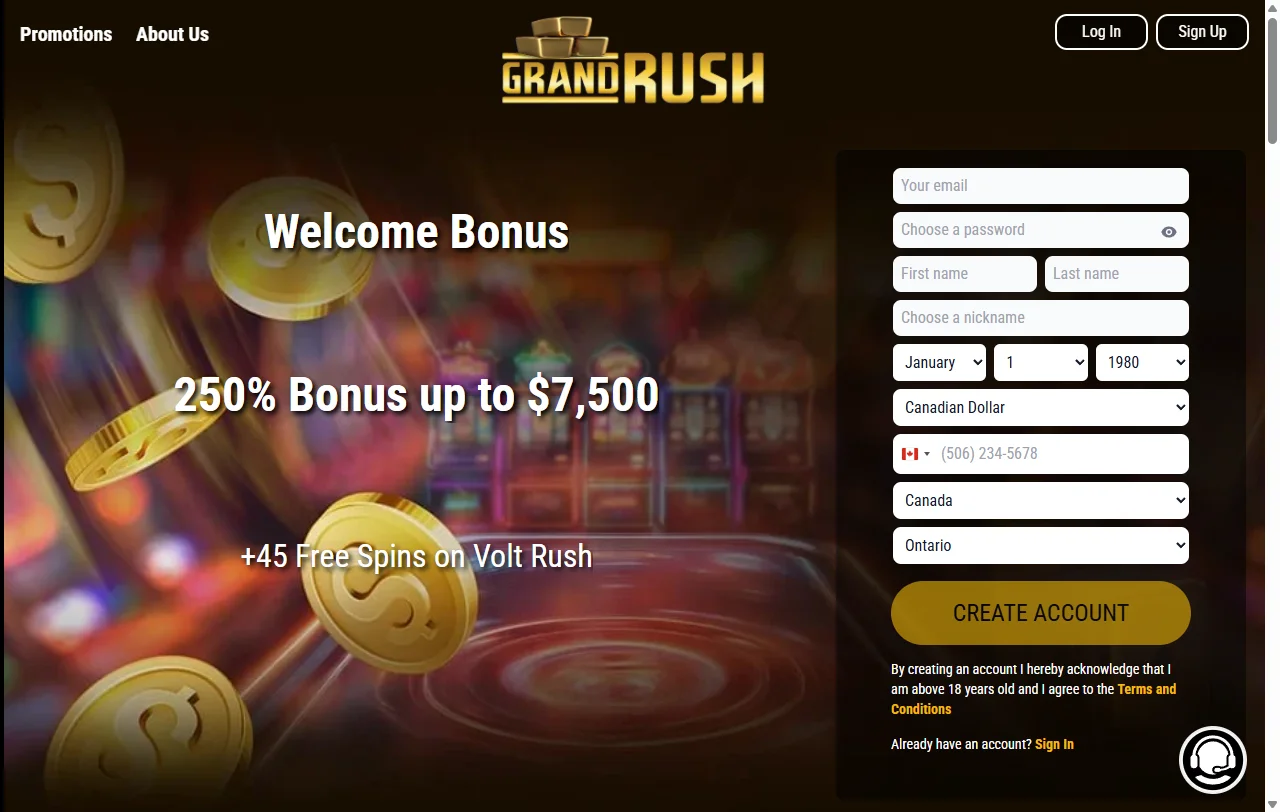 Grand Rush Casino review with India-focused platform assessment and trust checks