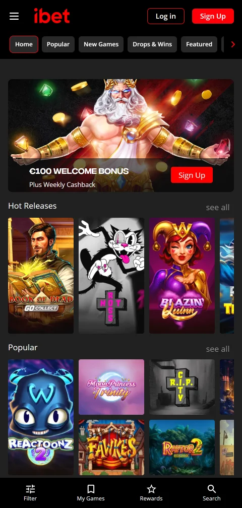 ibet Casino deposits withdrawals and payment methods summary