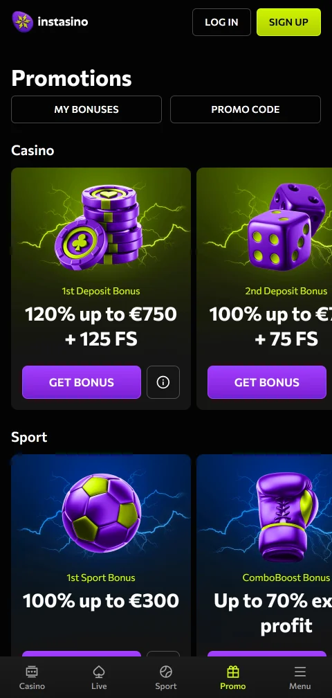 Instasino Casino deposits withdrawals and payment options in India