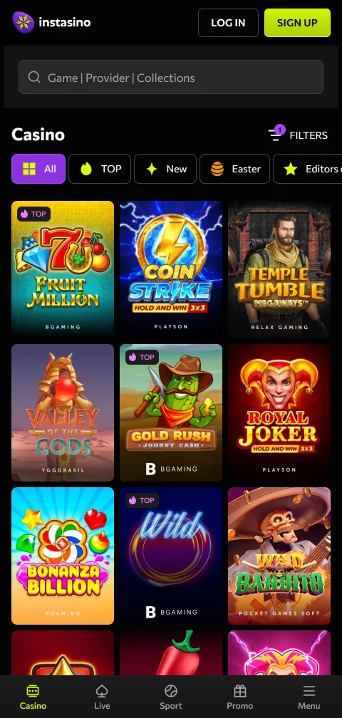 Instasino Casino security licence and player protection details