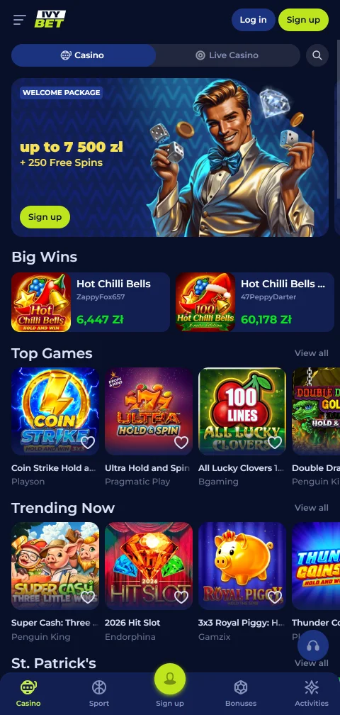 Ivybet Casino mobile access and smartphone play