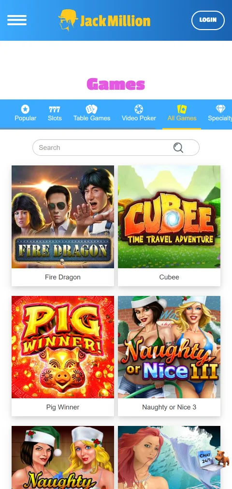 Jack Million Casino banking and withdrawal options