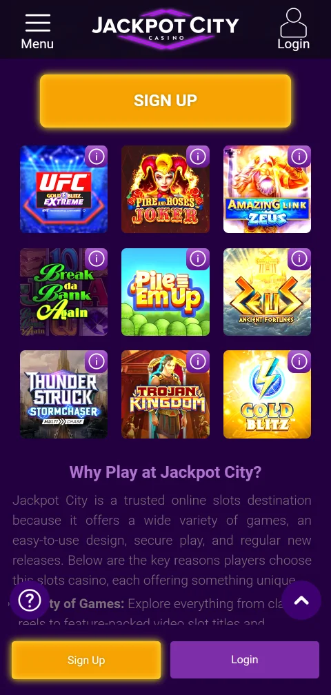 Jackpot City Casino deposits withdrawals and payment methods