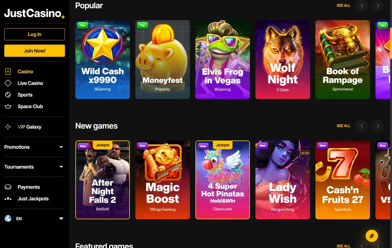 Just Casino games and provider coverage explained for readers