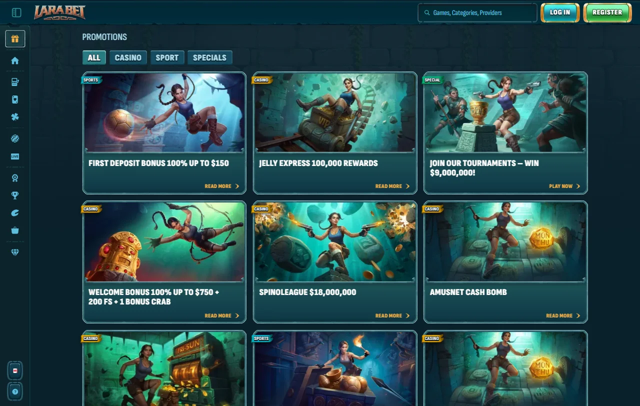 LaraBet Casino bonuses and welcome offer analysis for cautious players