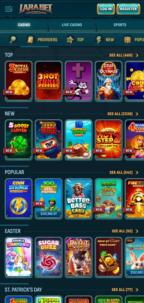 LaraBet Casino deposits, withdrawals and payment options explained