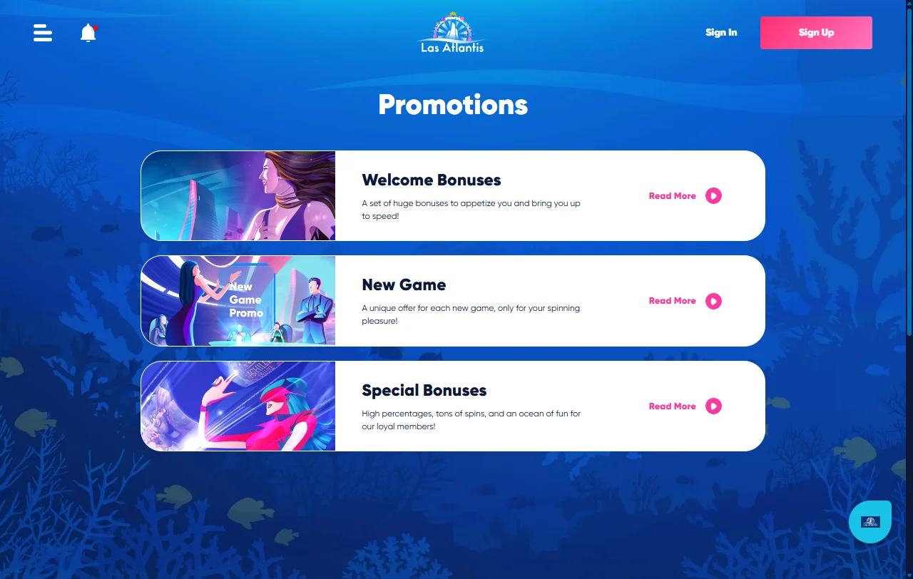 Las Atlantis Casino games and live table coverage